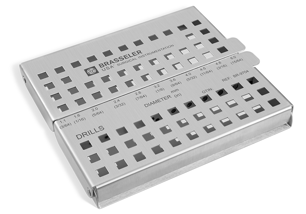 TWIST DRILL STERILIZATION TRAY